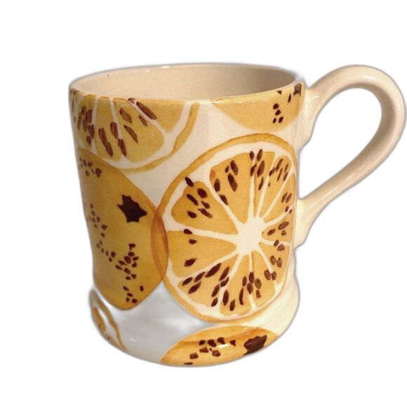 EMMA BRIDGEWATER Marmalade Half Pint Mug Coffee Tea Made in England 12 oz - Picture 1 of 8